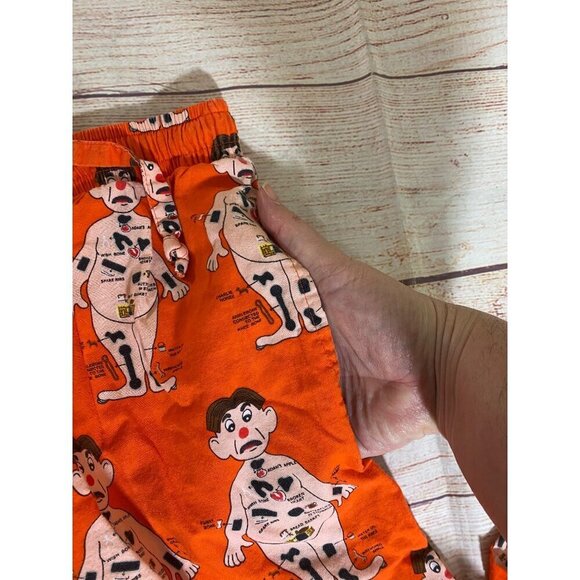 Vintage Hasbro Men's 2001 Orange Operation Pajama Set Y2K - Large - Picture 10 of 10